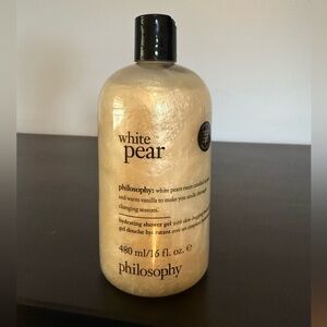 Philosophy White Pear Hydrating Shower Gel: 16oz, NEW, Sealed, Body Wash